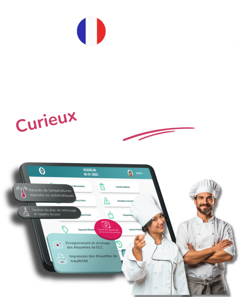 application haccp gratuite kooklin